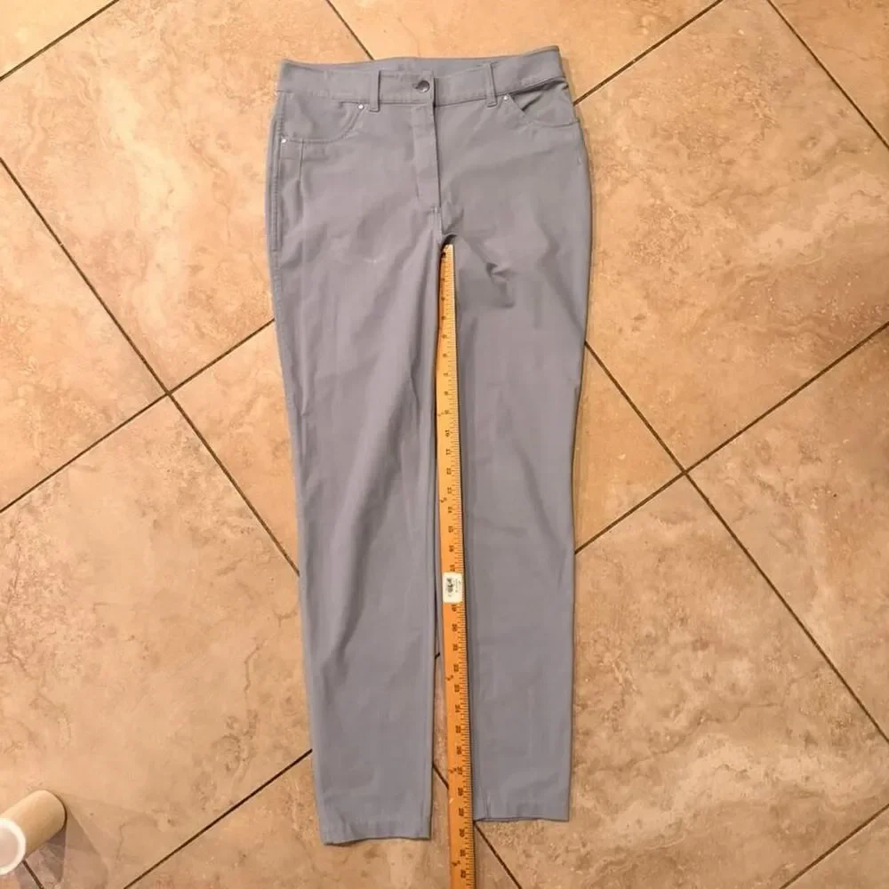 Lululemon Women's Grey and Blue Trousers - Picture 4 of 7